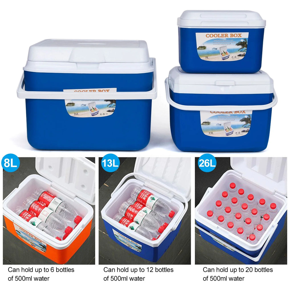 Portable Picnic Cooler Box 8L/13L/26L D7716