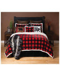 Twin Plush Plaid Bedding Set E52463