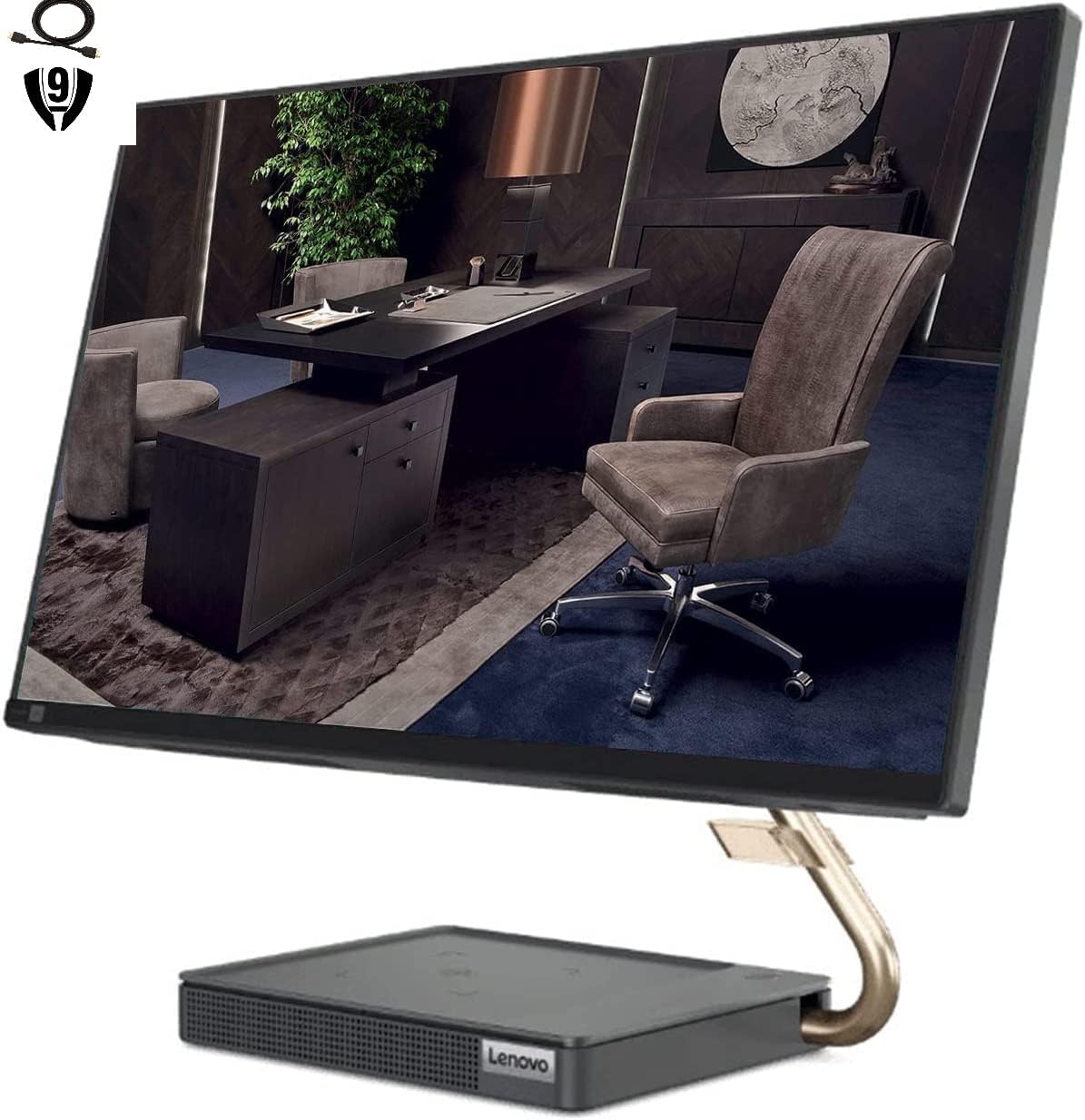 23.8" FHD Touchscreen All-in-One Desktop, AMD Ryzen 7 5700U, 16GB RAM, 256GB SSD+1TB HDD, Grey V275