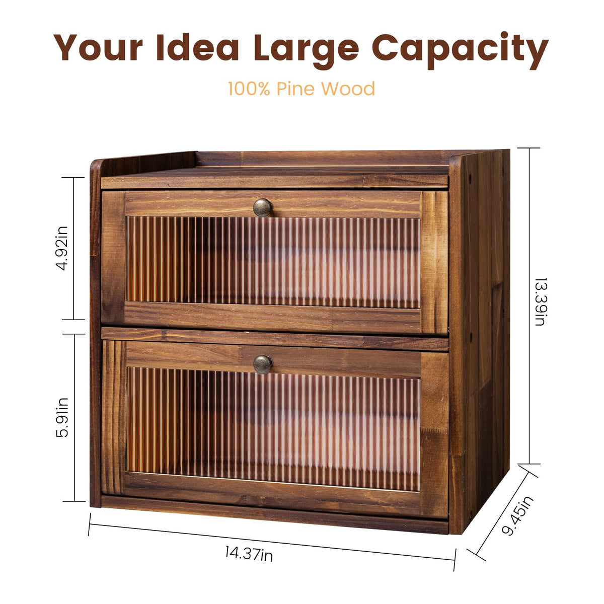 Wooden Bread Box O9412