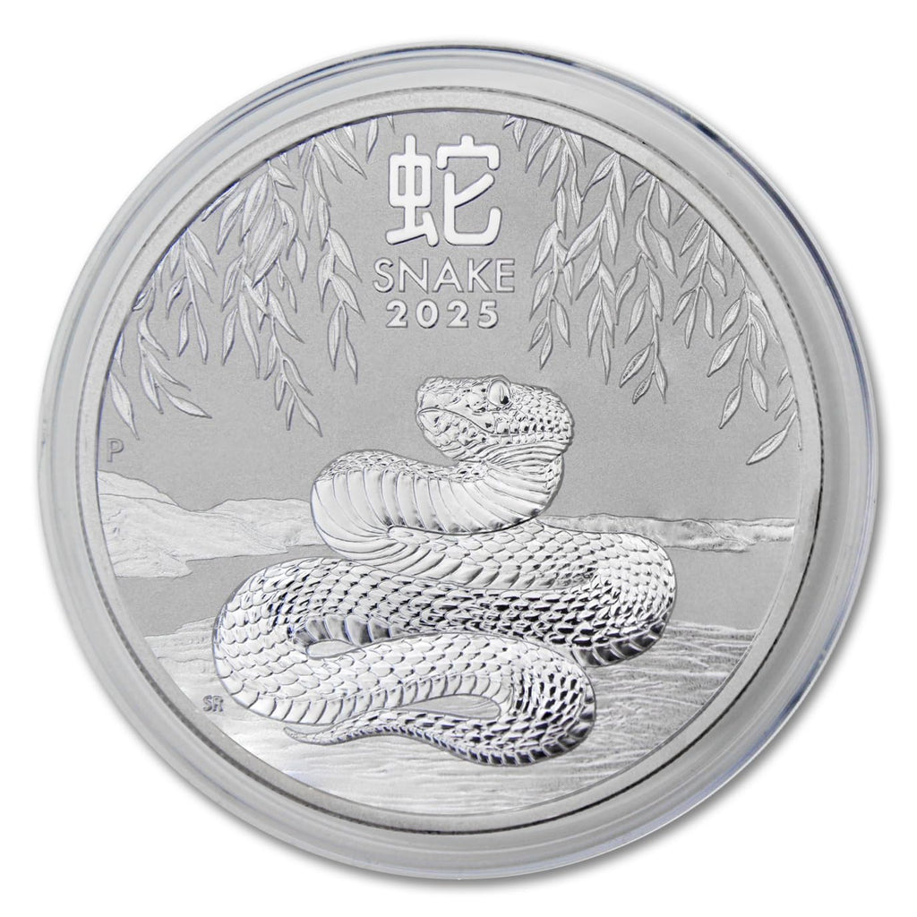 1 oz Australian Silver Lunar Year of the Snake Q4856