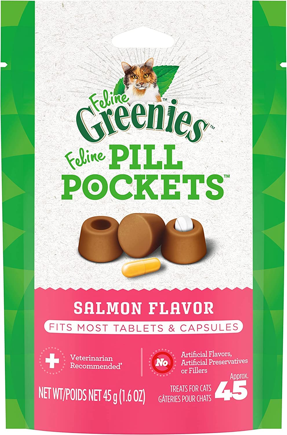 Salmon Cat Treats 1.6 oz Pack of 3 N474563