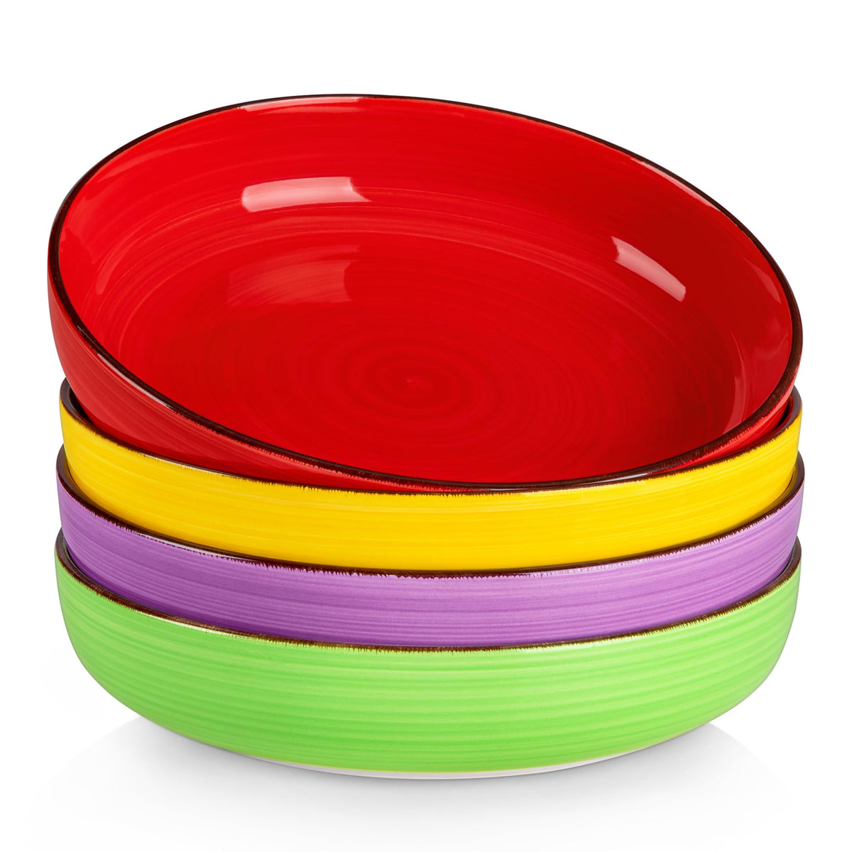 46 oz Ceramic Pasta Bowls Set of 4 H303231