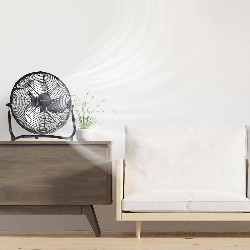 20 in. 3 Speed Metal Floor Fan with Tilting Head E5210