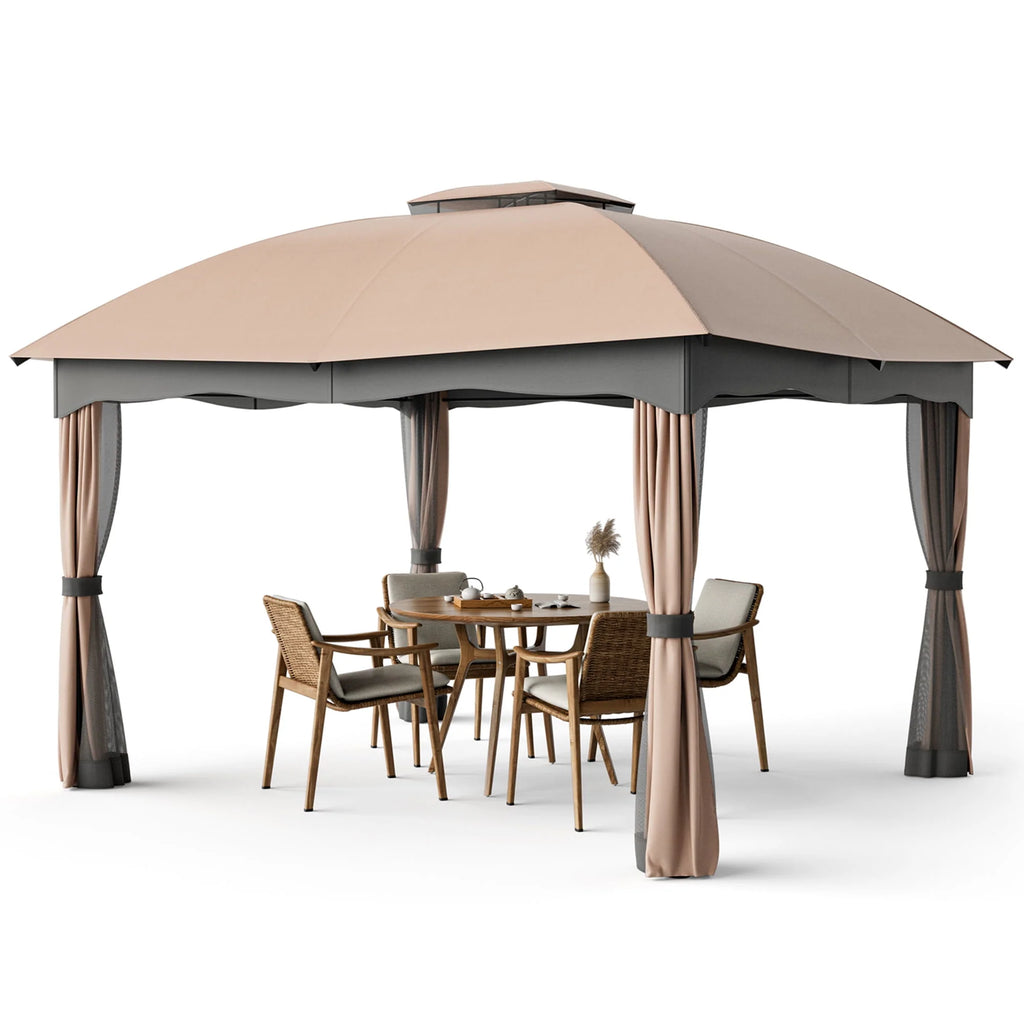 12' x 10' Heavy Duty Steel Gazebo O42761