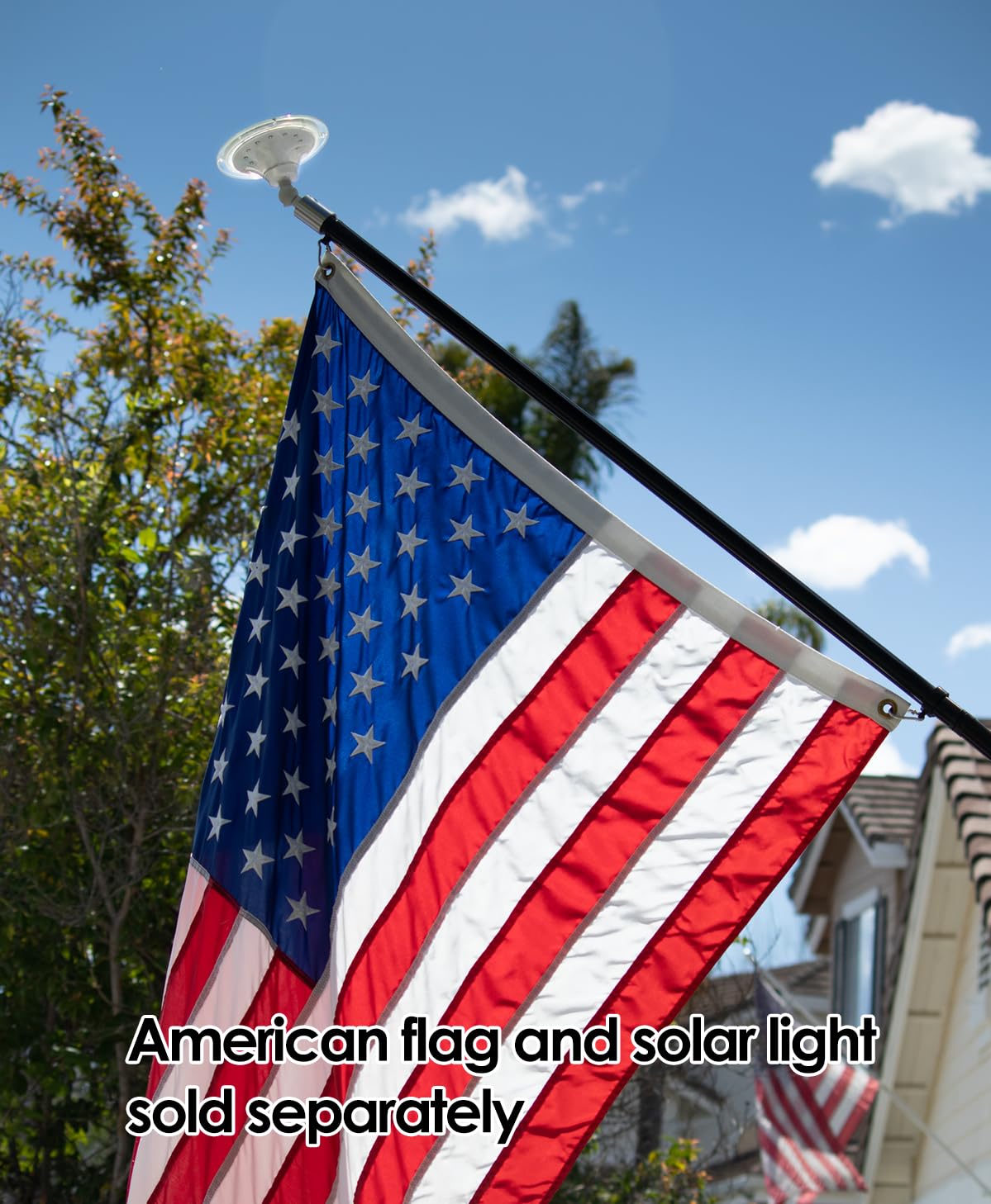 5 ft Heavy-Duty Aluminum Tangle Free Spinning Flag Pole W760400
