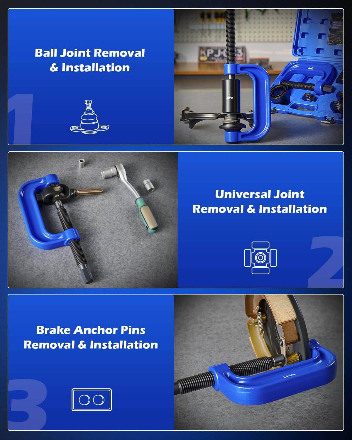 Ball Joint Press Kit with 4x4 Adapters M79905
