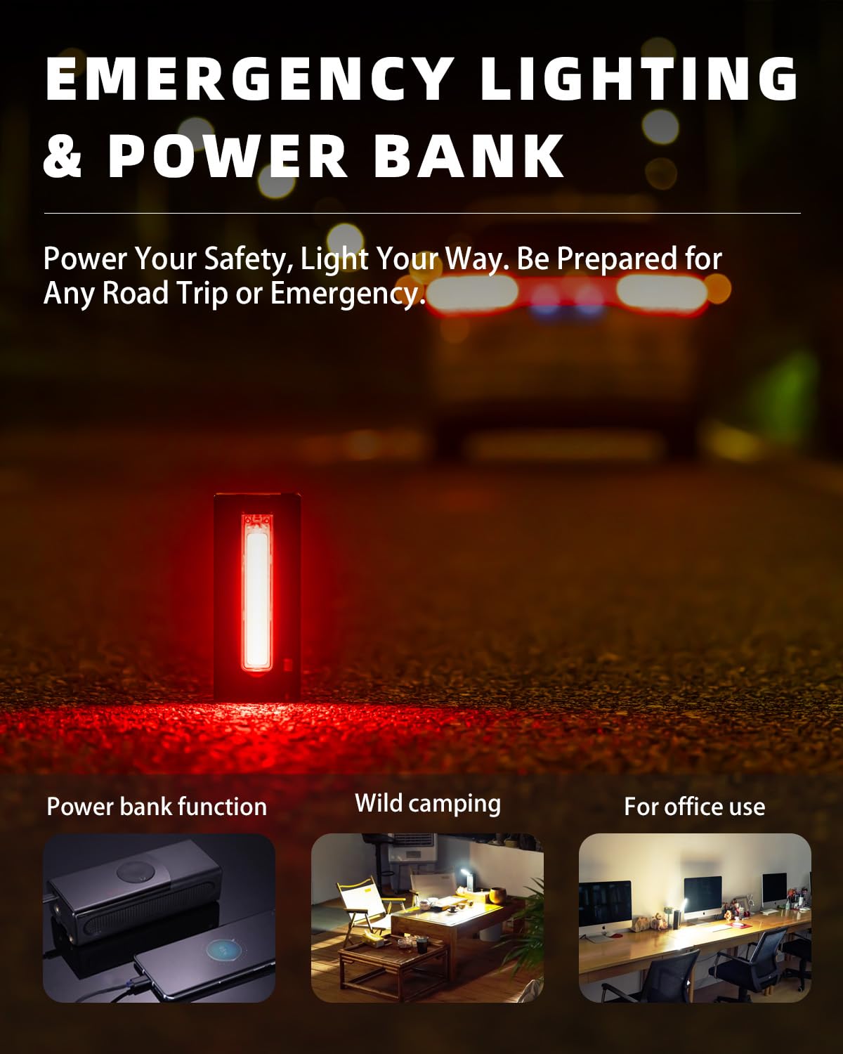 Portable Air Compressor 150 PSI with LED Light T8461