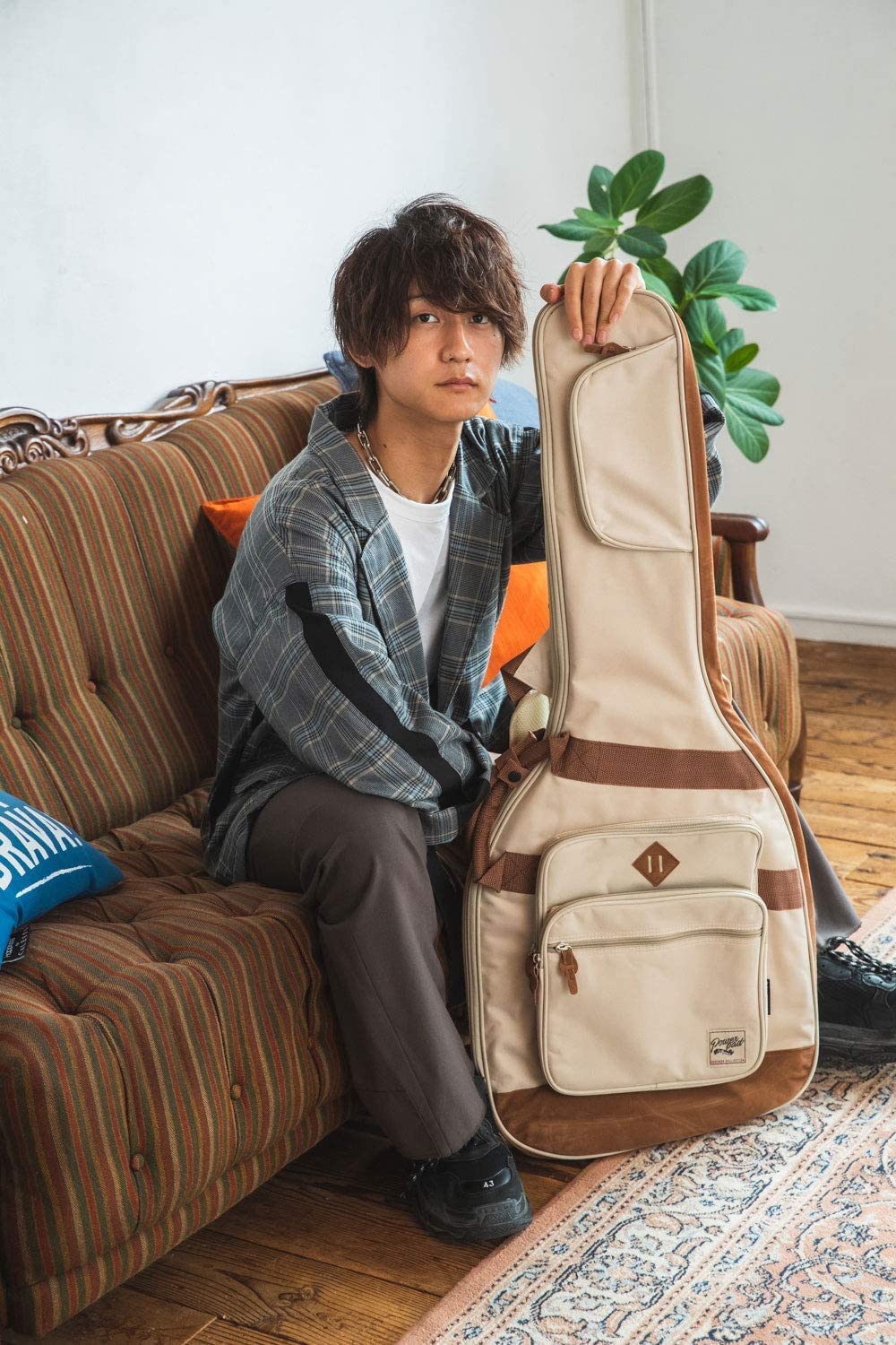 Beige Electric Guitar Gig Bag L826919