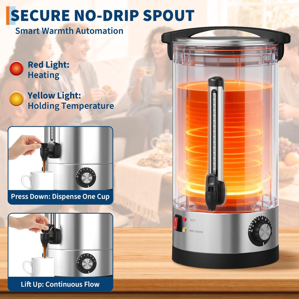70-Cup Stainless Steel Coffee Urn E682