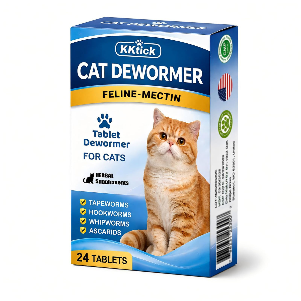 Cat Dewormer Tablets E119