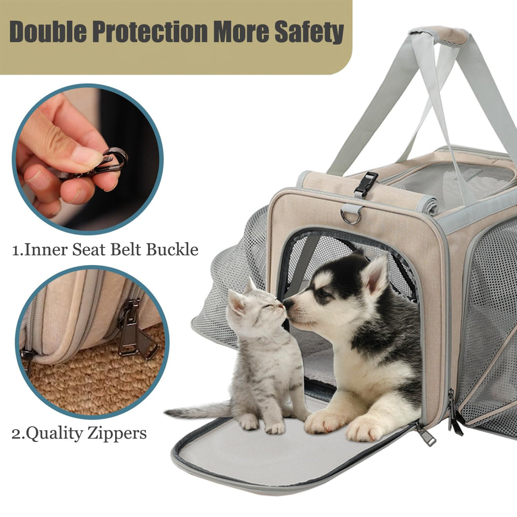 Expandable Airline Approved Cat Carrier Bag W323155