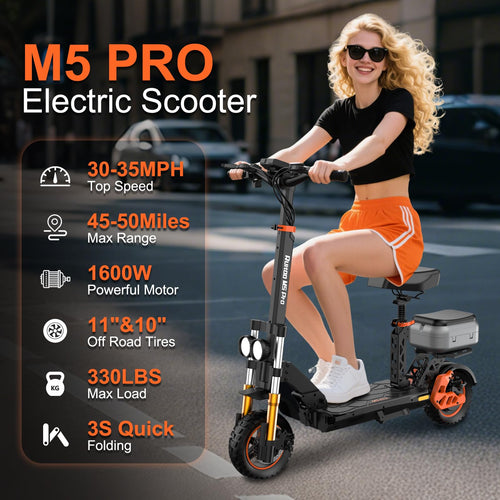 1200W Off Road Electric Scooter with Dual Suspension C116