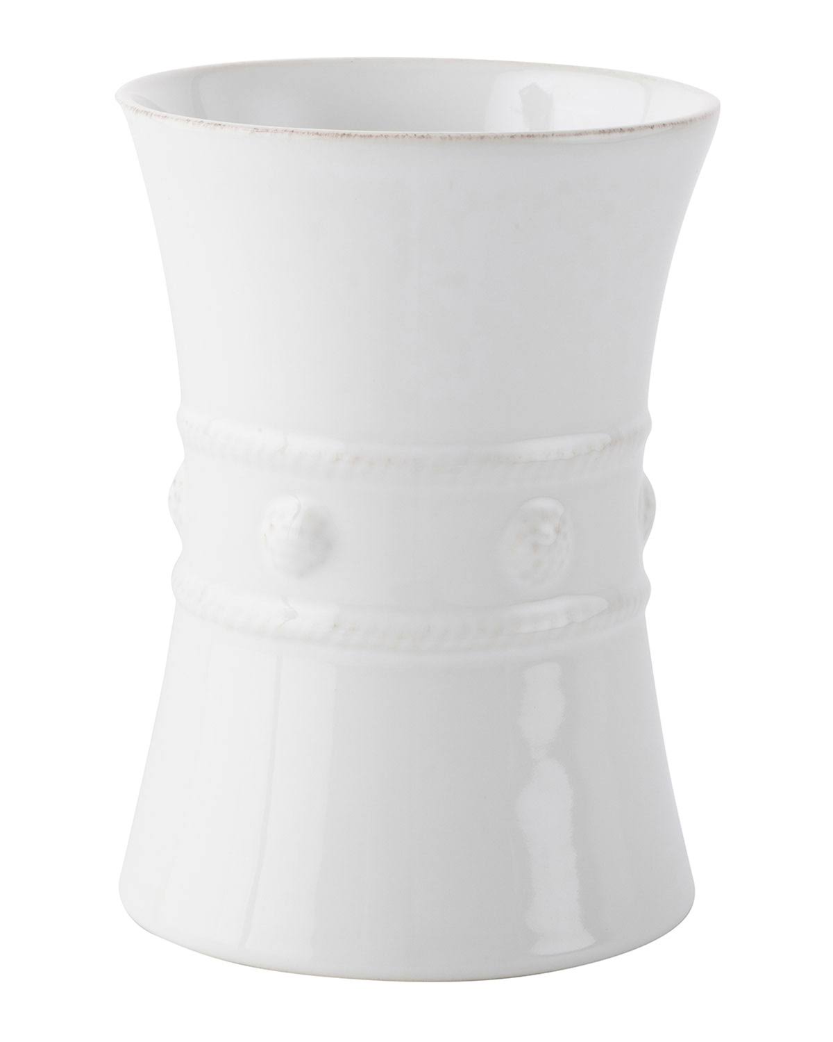 Whitewash Utensil Crock G46424