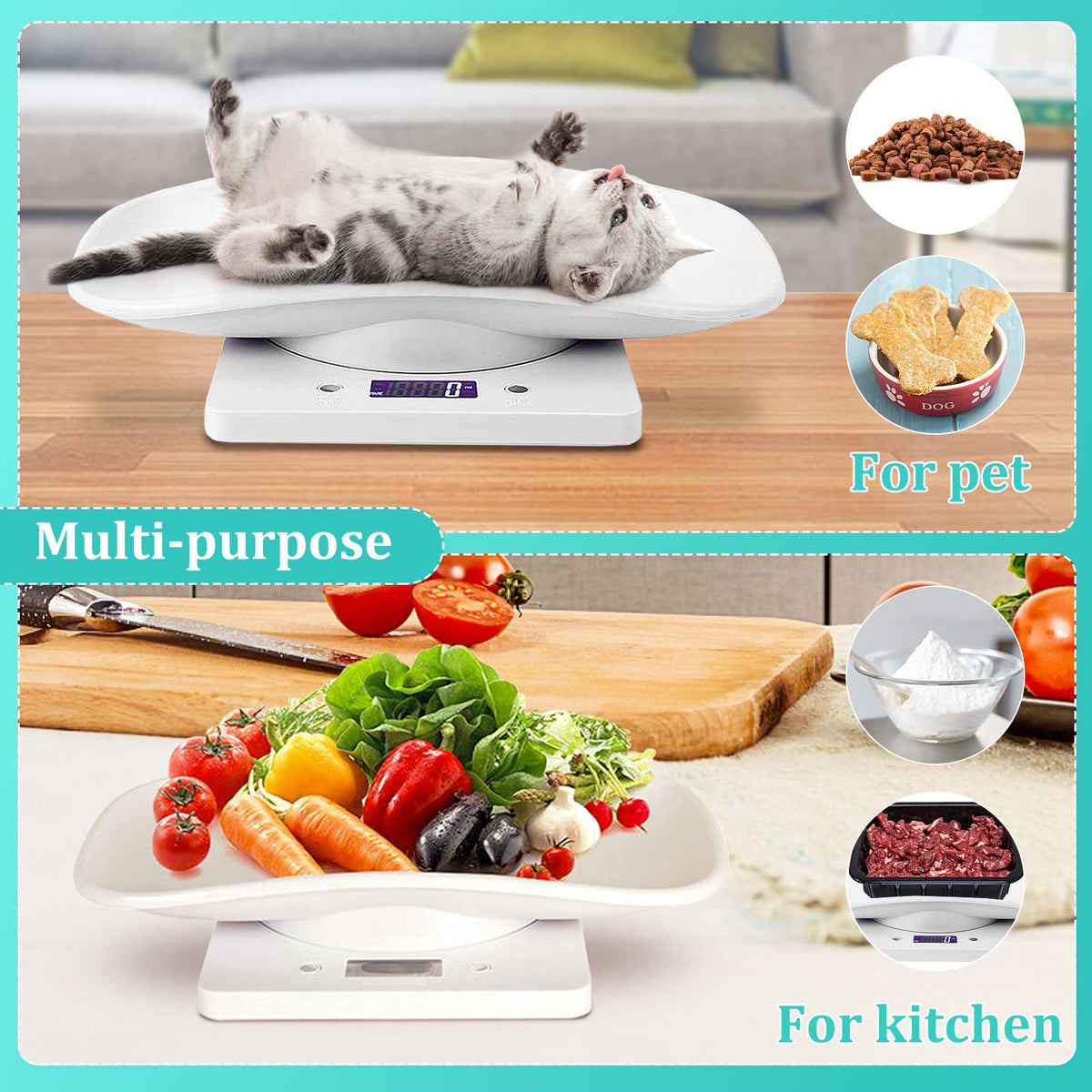 Digital Mini Pet Scale with Tray H688