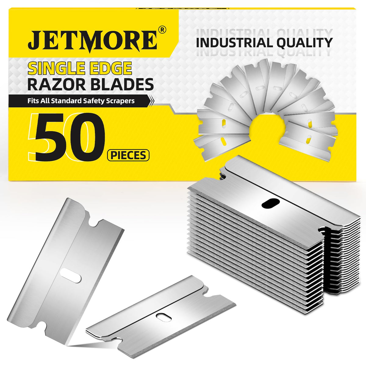 50 Pack Single Edge Razor Blades T796589