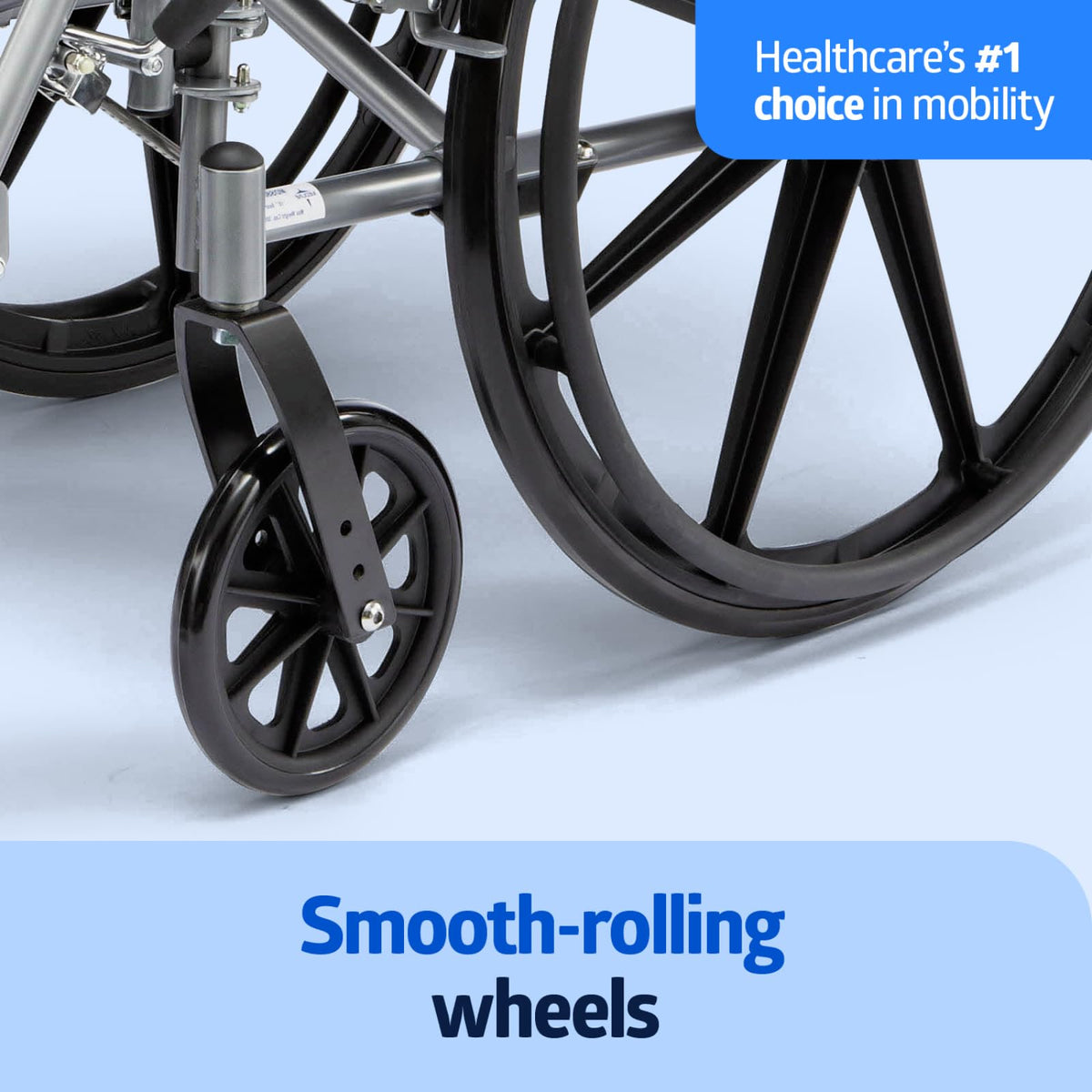 Lightweight Wheelchair with Swing-Back Desk-Length Arms and Elevating Leg Rests Q141