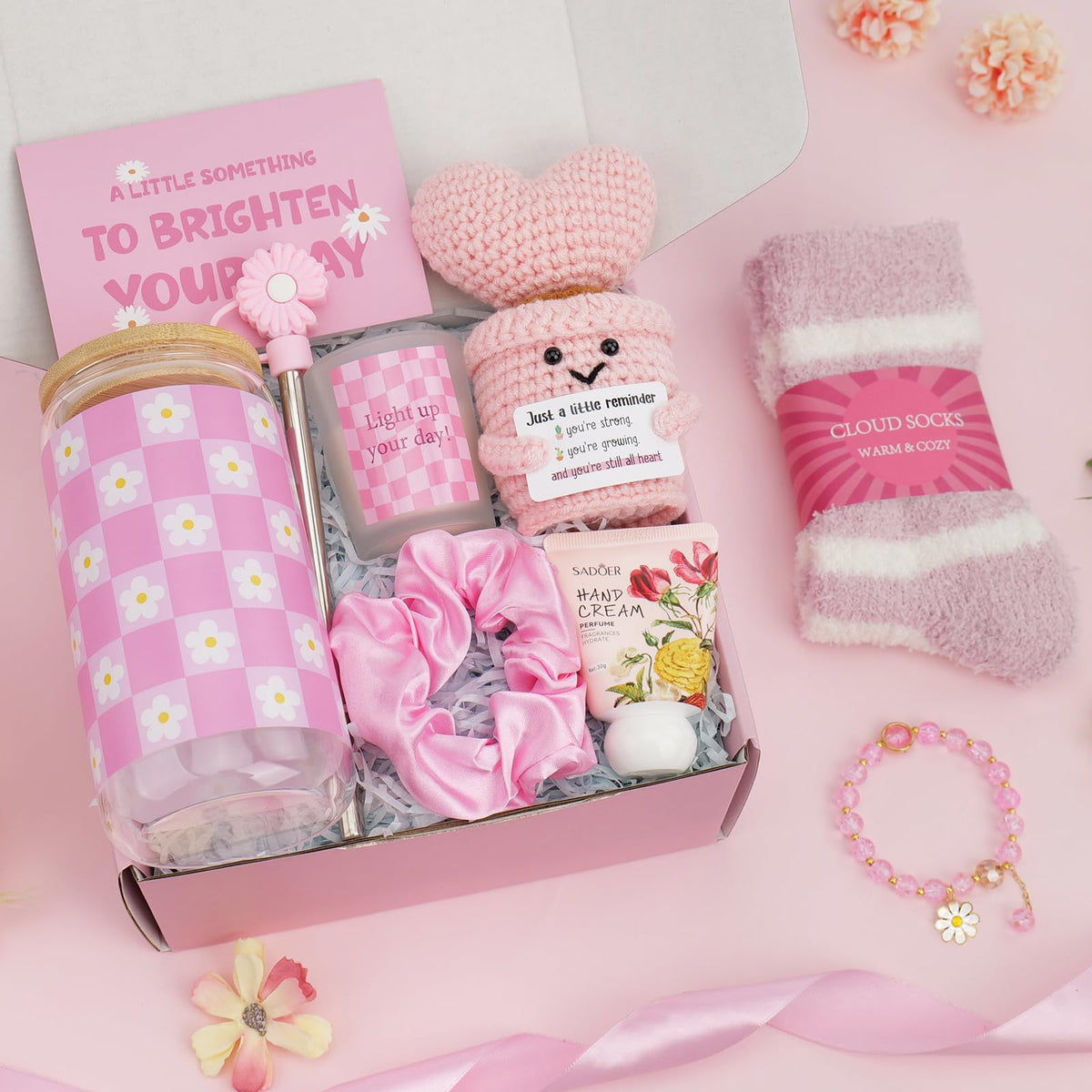 Pink Gift Basket A422489