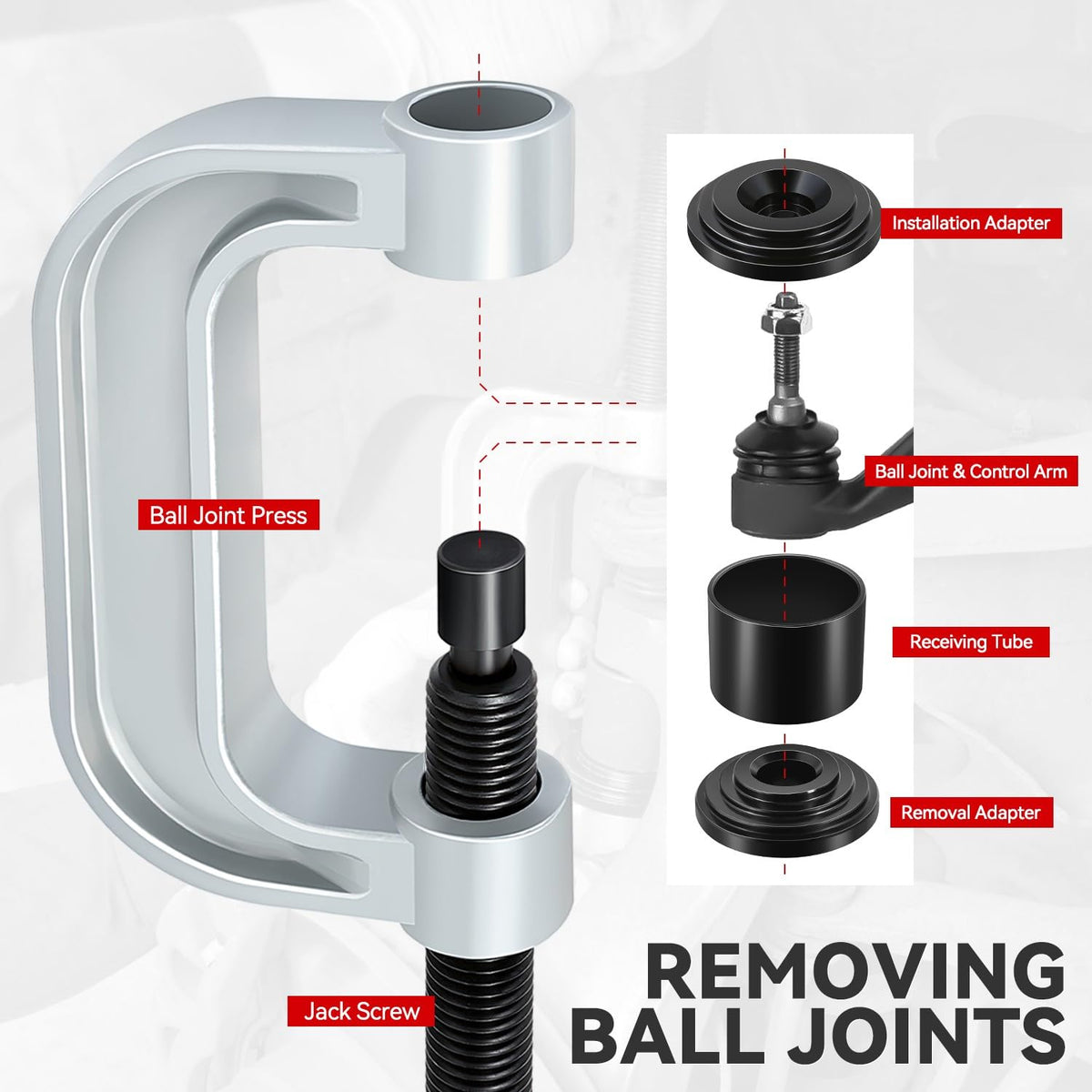 21 Pcs Ball Joint Press Kit J321