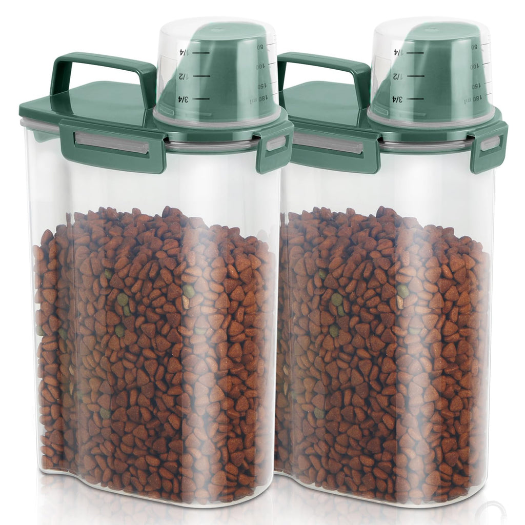 2 Pack 3 Lbs Pet Food Storage Containers F498