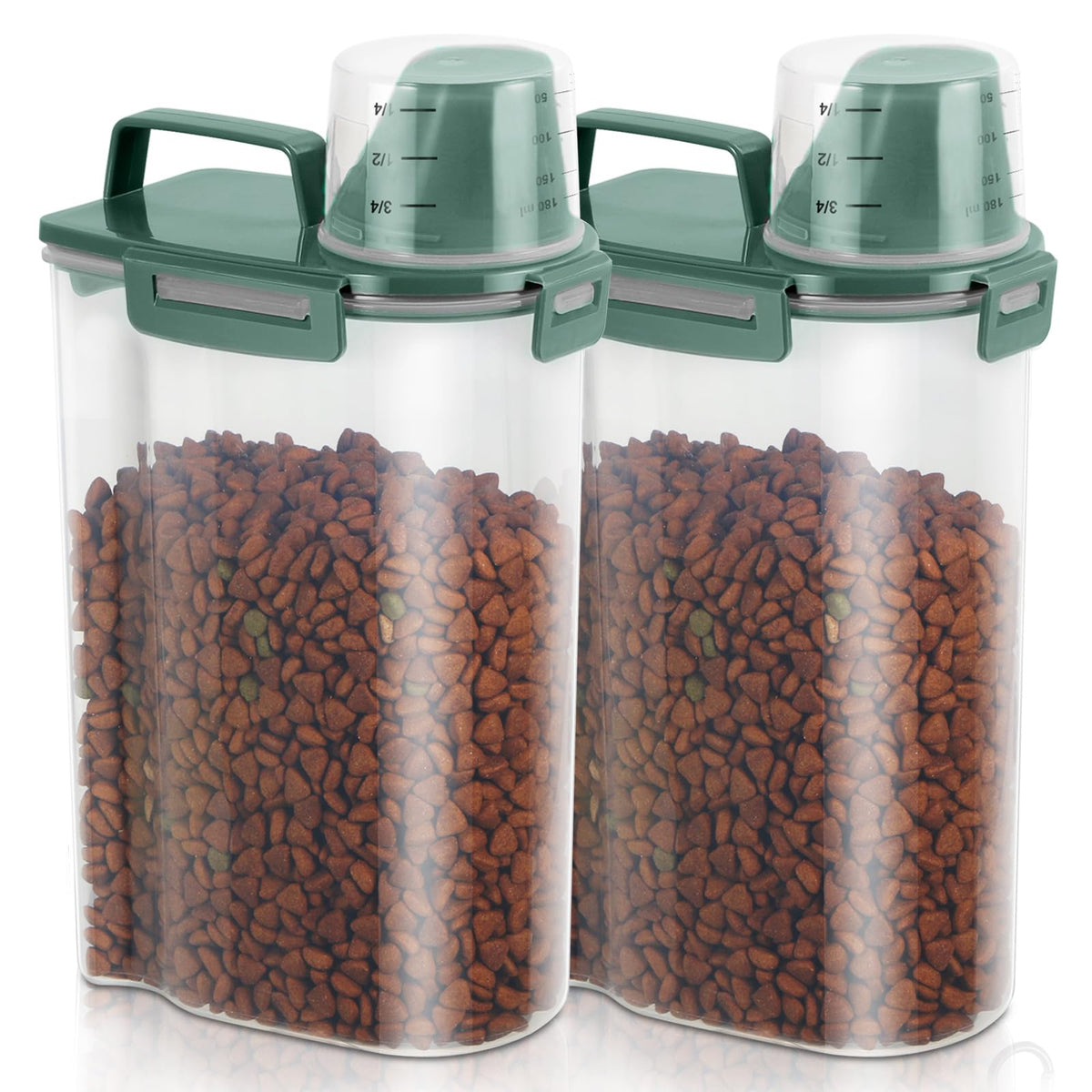 2 Pack 3 Lbs Pet Food Storage Containers F498