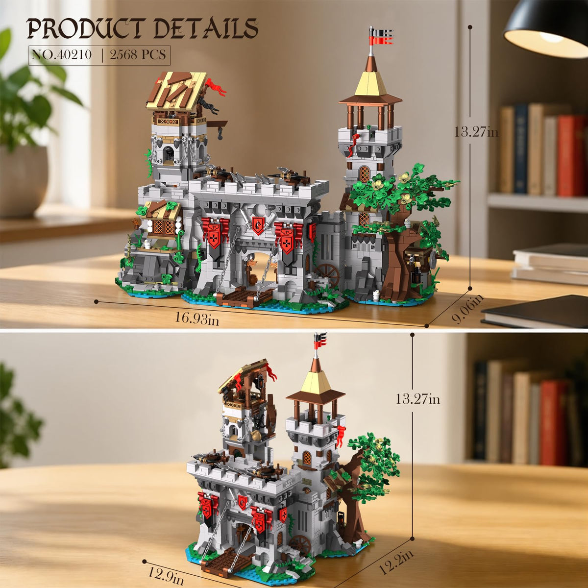 Building Set, 2 in 1 Architecture Model Kit N718