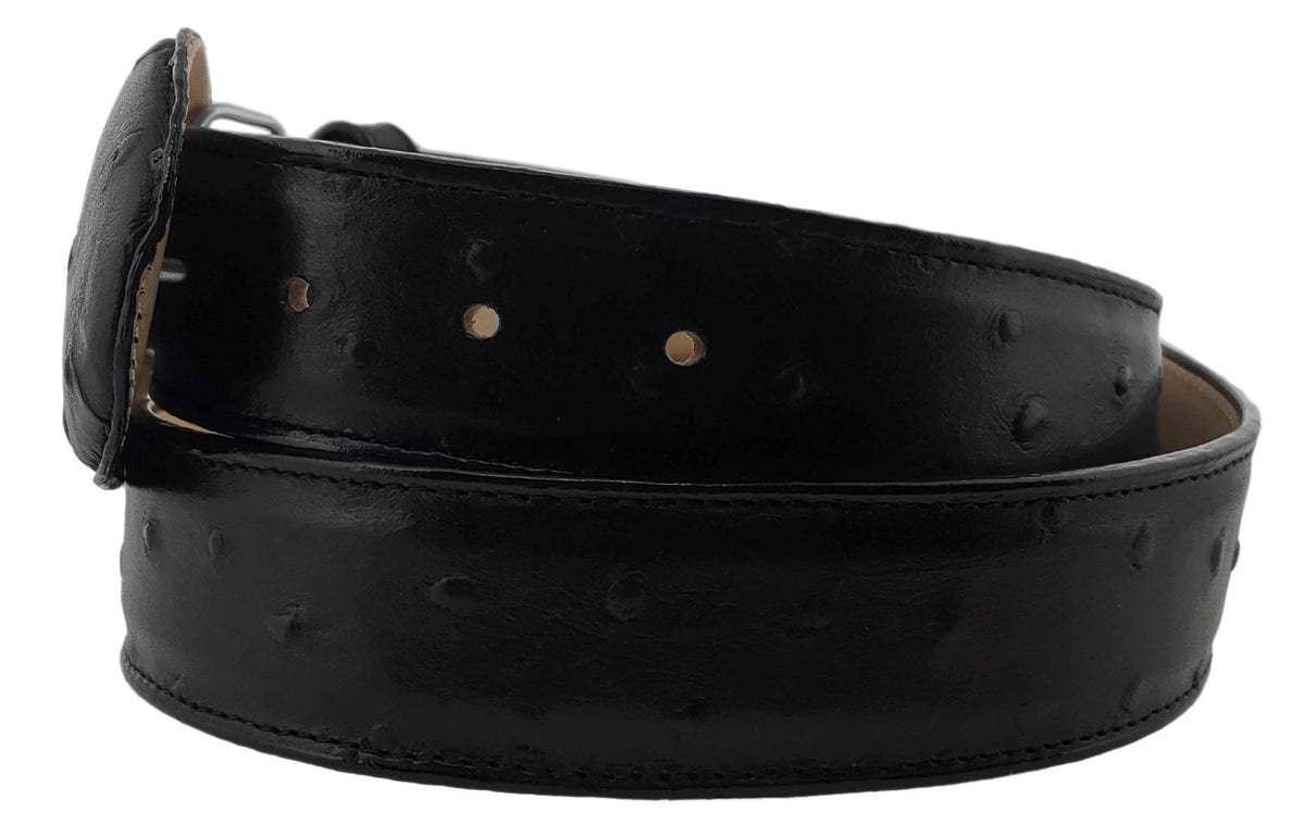 Black Leather Western Cowboy Belt N905397