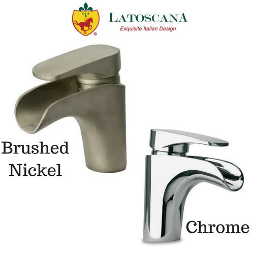 Single Lever Handle Lavatory Faucet Brushed Nickel Y678992