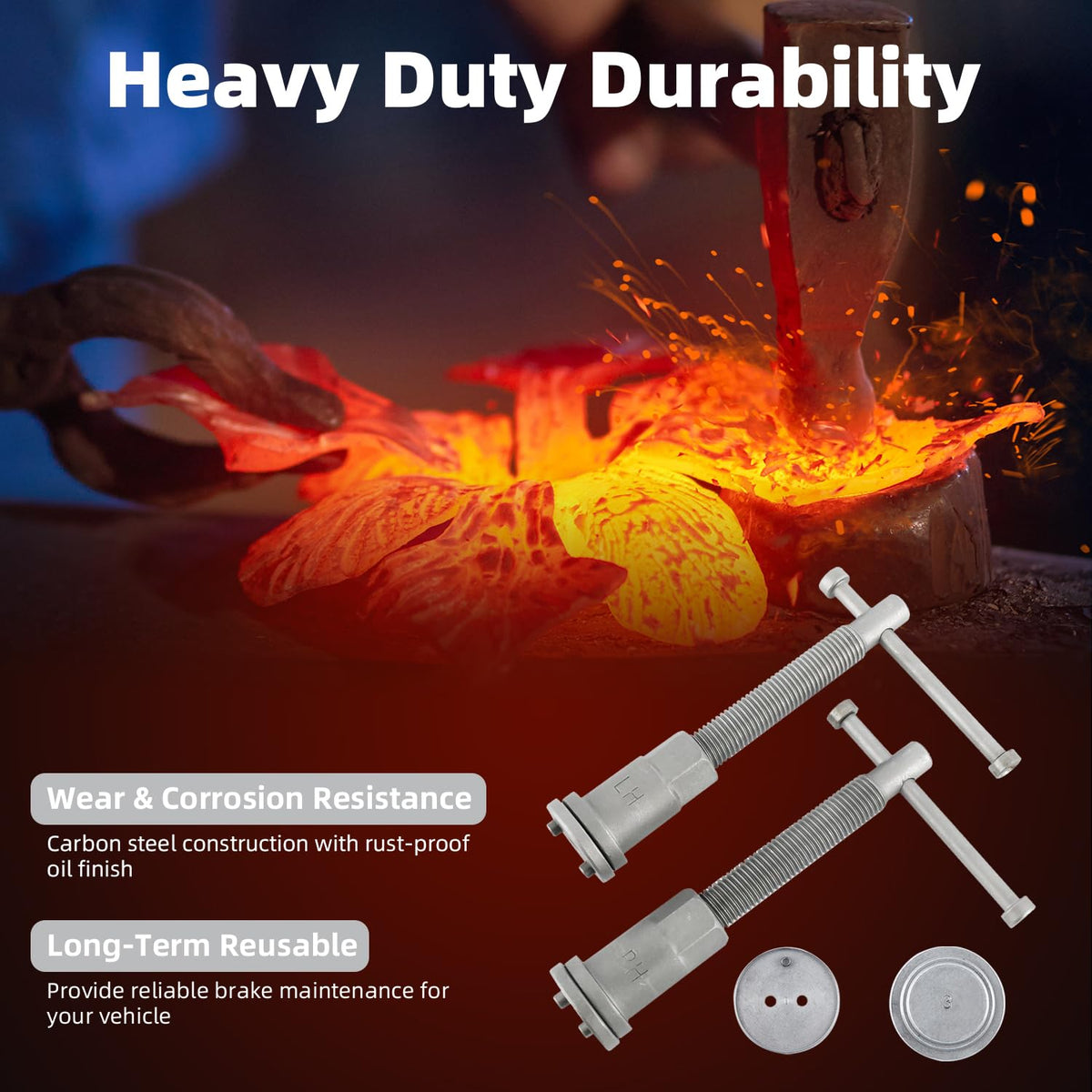 24pcs Disc Brake Caliper Compression Tool Kit L460