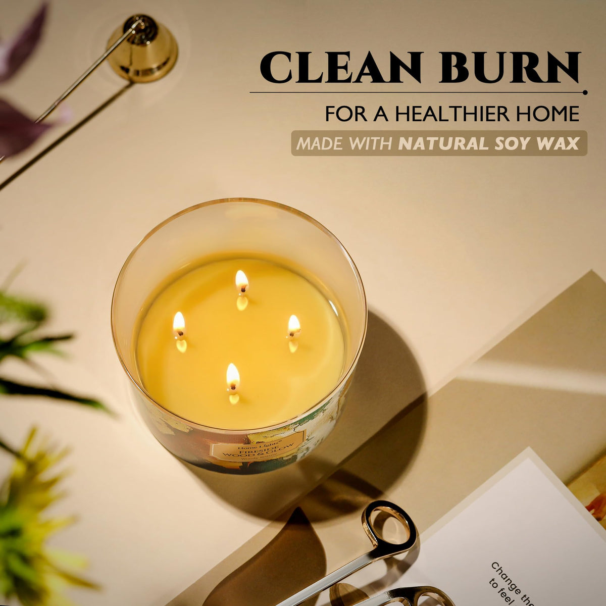 18oz Soy Wax 4-Wick Scented Candle Z6301