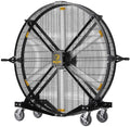 Black 6' Indoor/Outdoor Mobile Fan with Wheels I985