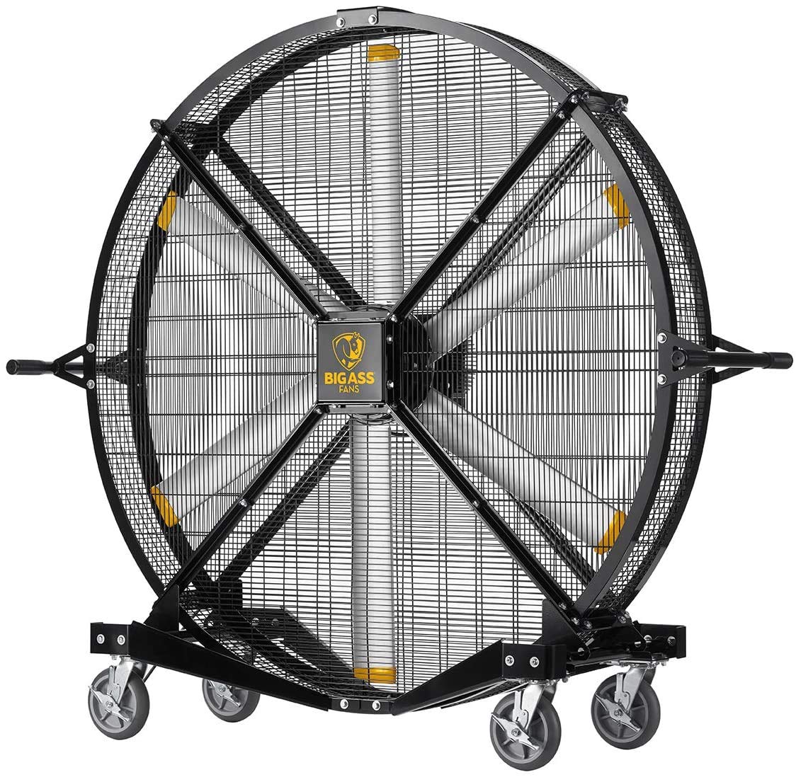 Black 6' Indoor/Outdoor Mobile Fan with Wheels I985