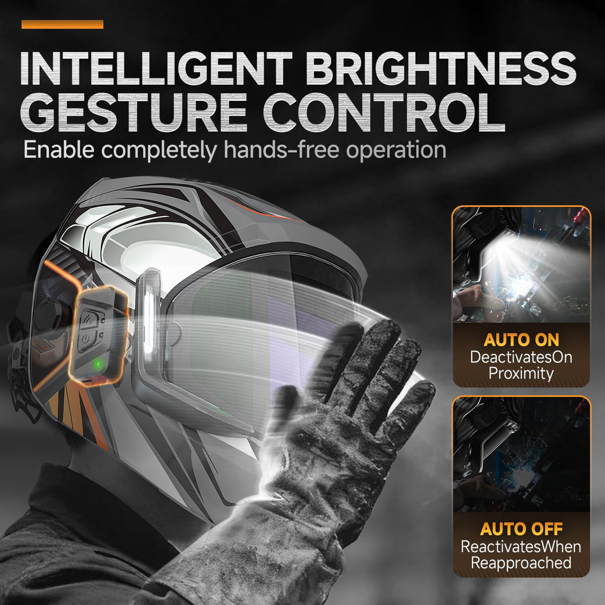 Auto Darkening Welding Helmet with Light K604