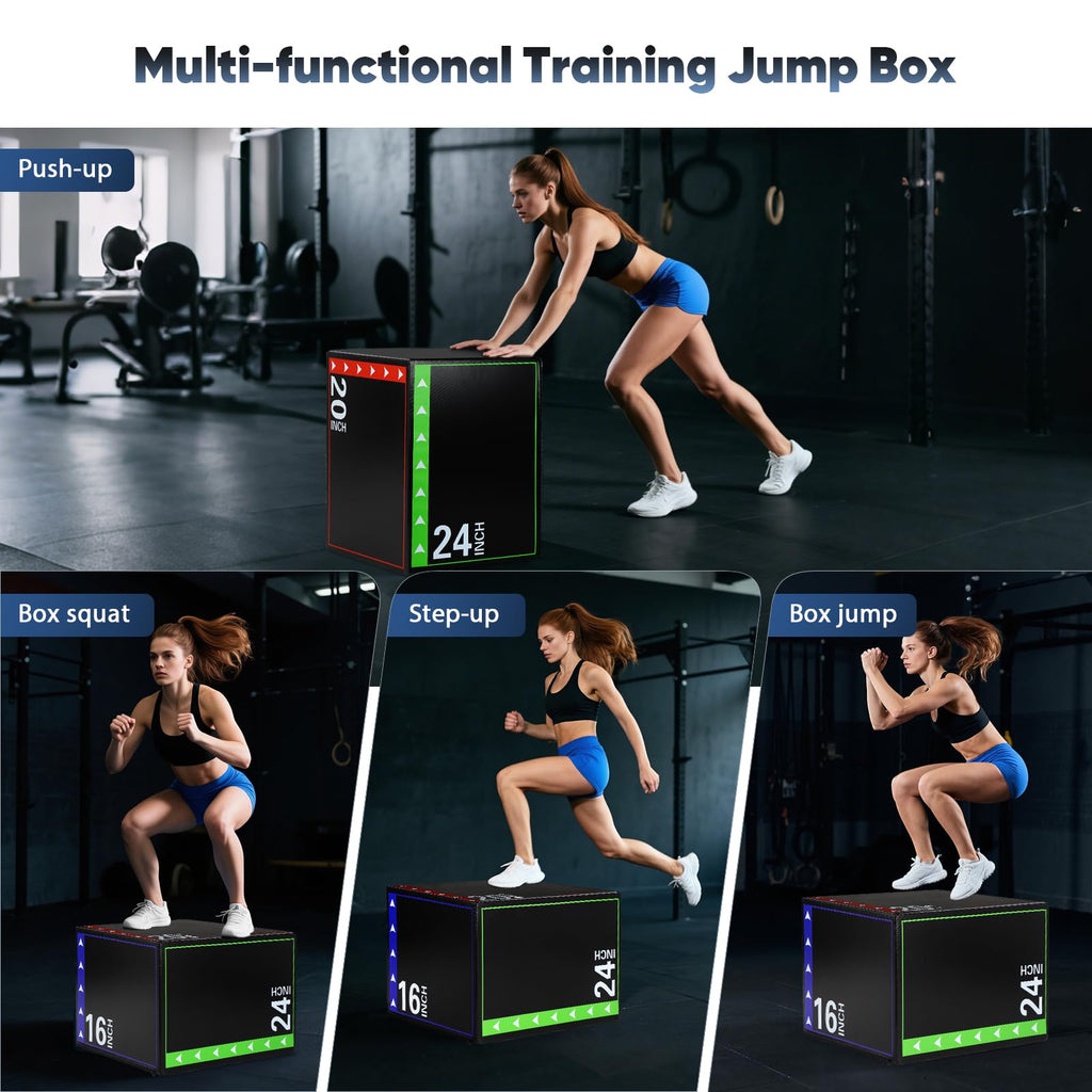 3 in 1 Foam Plyometric Jump Box N92499