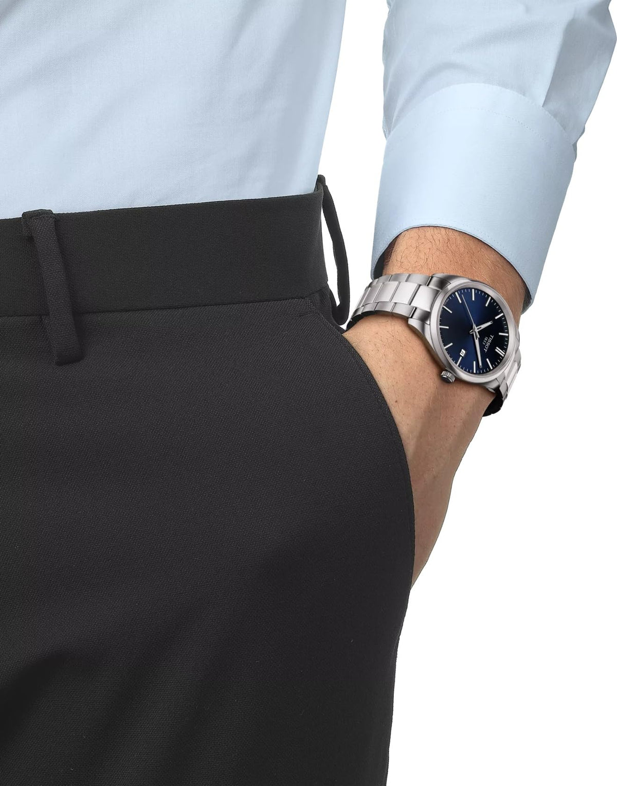 40mm Blue Dial Swiss Quartz Watch H31640