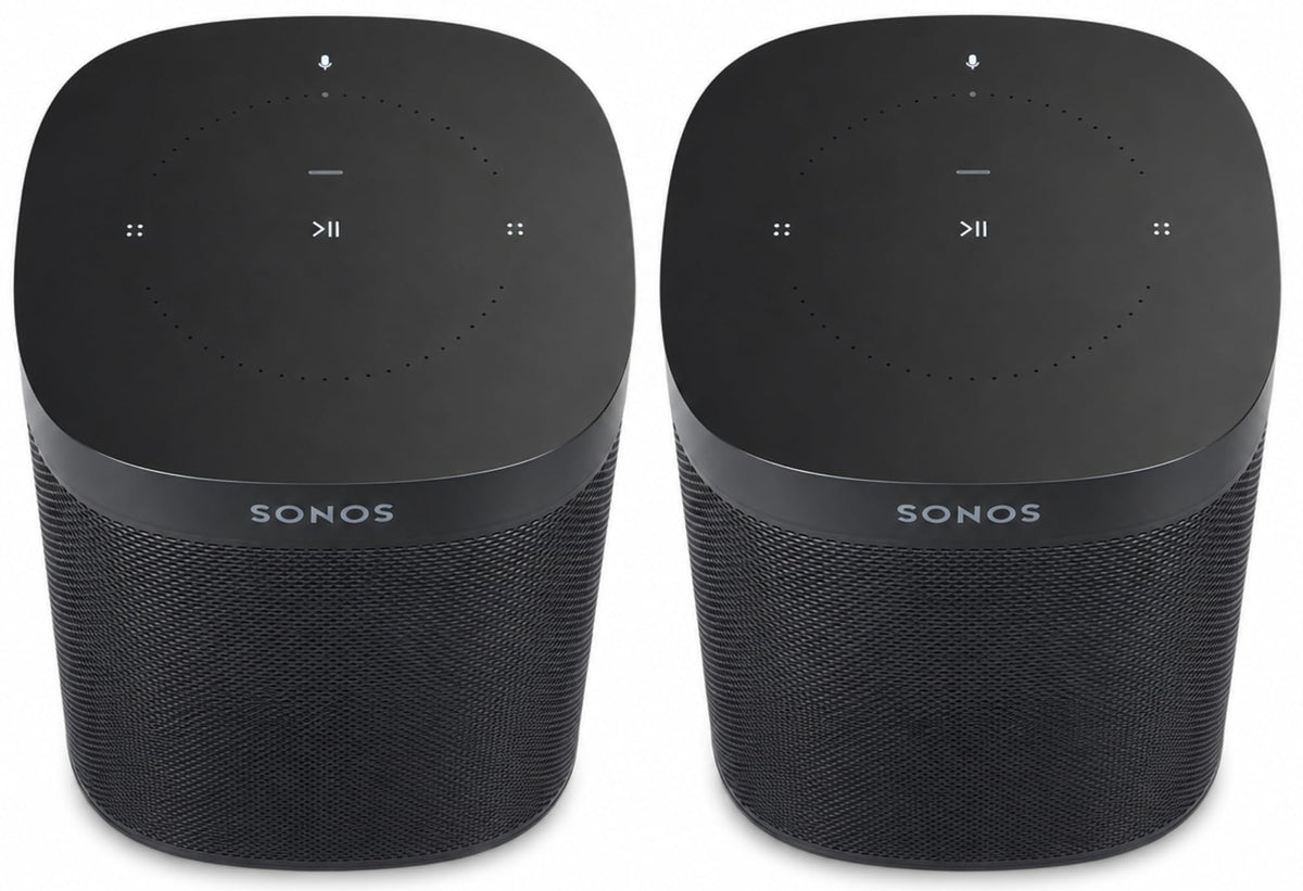 Black Voice Controlled Smart Speaker 2-Pack G5101