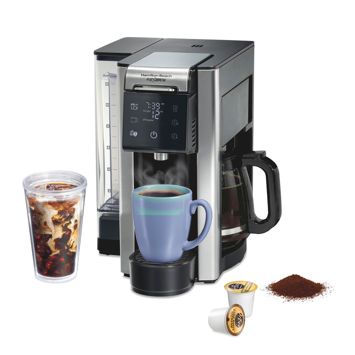 5-in-1 Drip & Single Serve Coffee Maker L686642