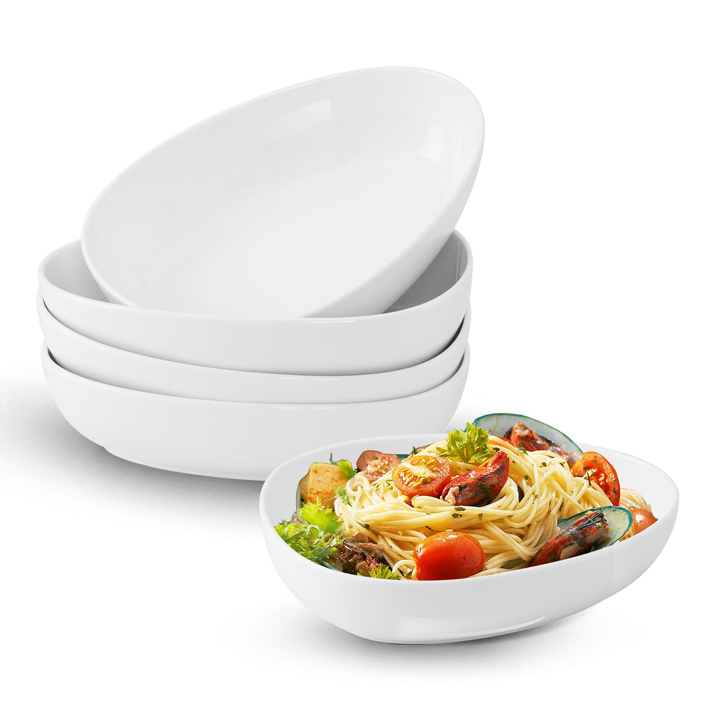 32 Oz White Porcelain Soup Bowls Set of 4 X4824