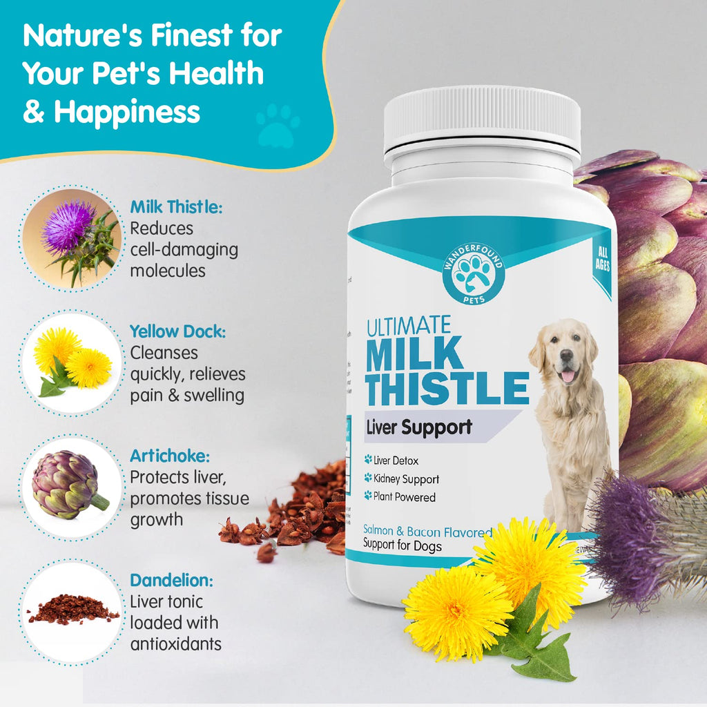 Milk Thistle for Dogs Chewable Tablets L73110