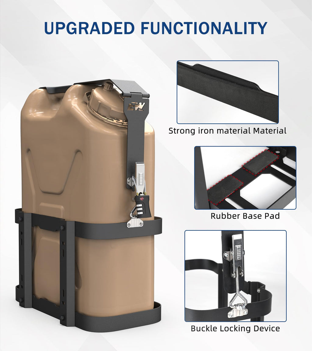 5 Gallon Water Container Mount Holder with Combination Lock E959