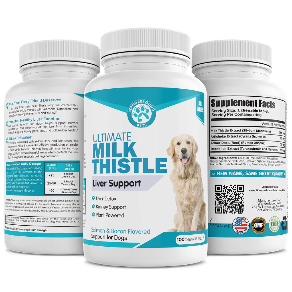 Milk Thistle for Dogs Chewable Tablets L73110