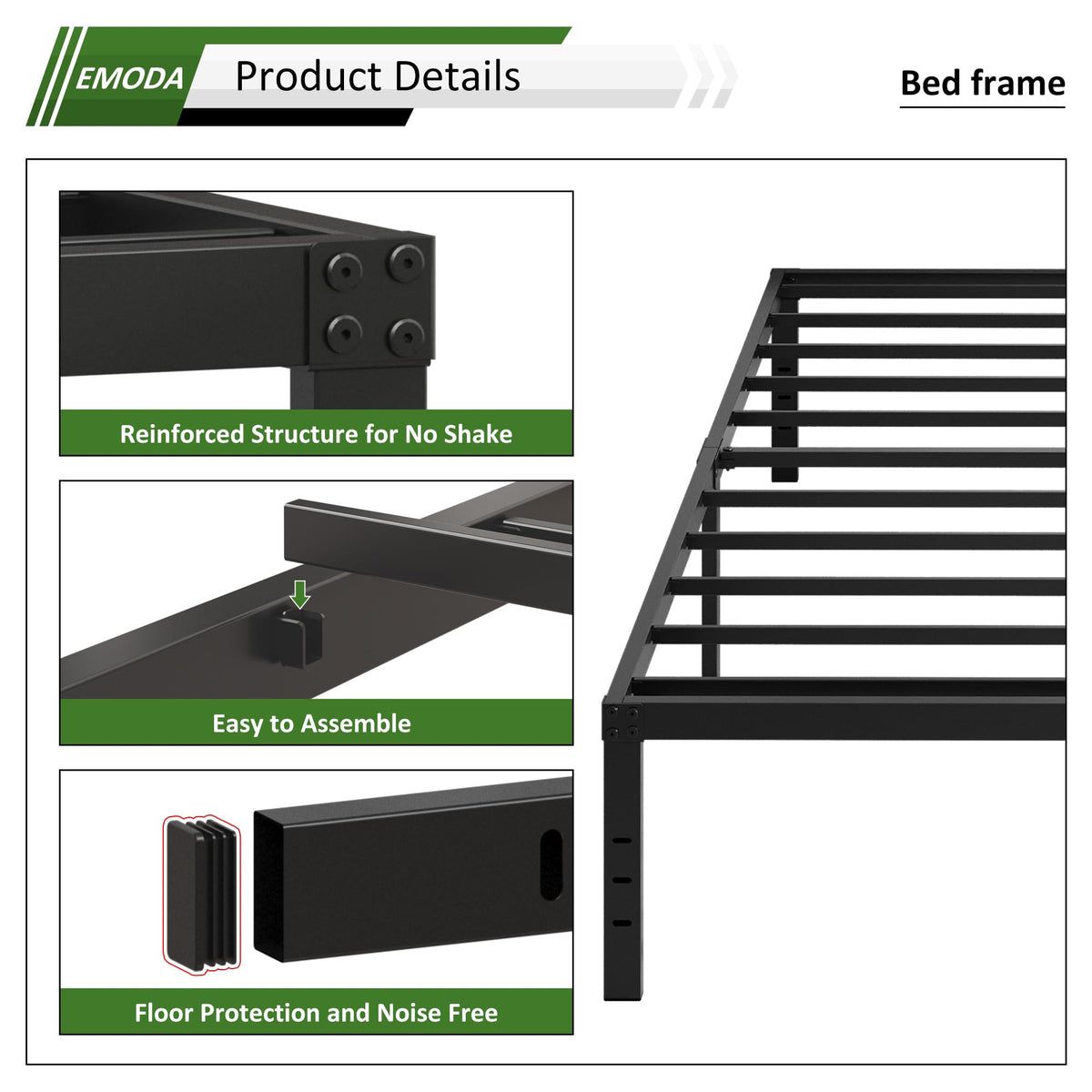 Queen Bed Frame with Storage S31368
