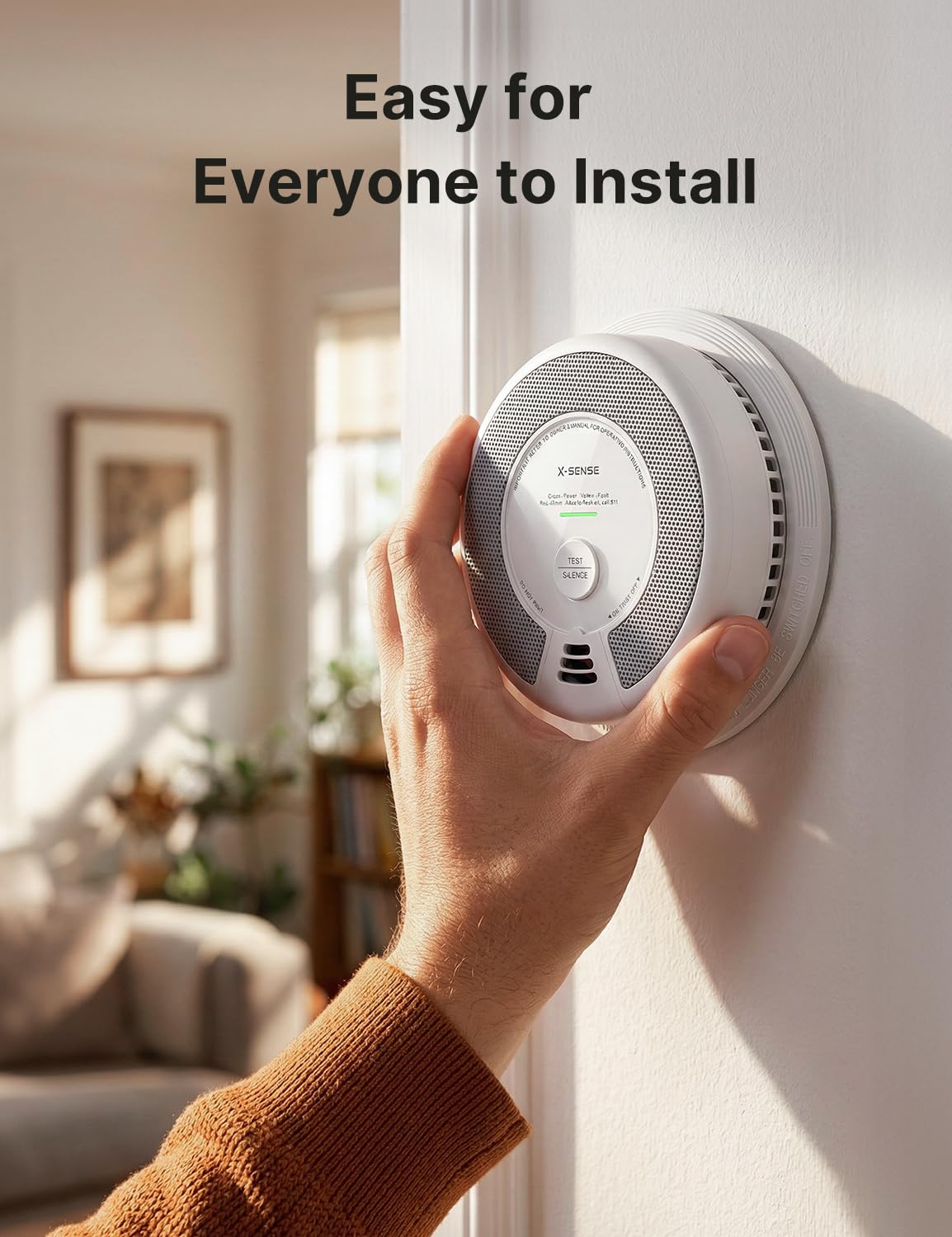 Wireless Interconnected Smoke and Carbon Monoxide Alarm 1-Pack and 3-Pack D107