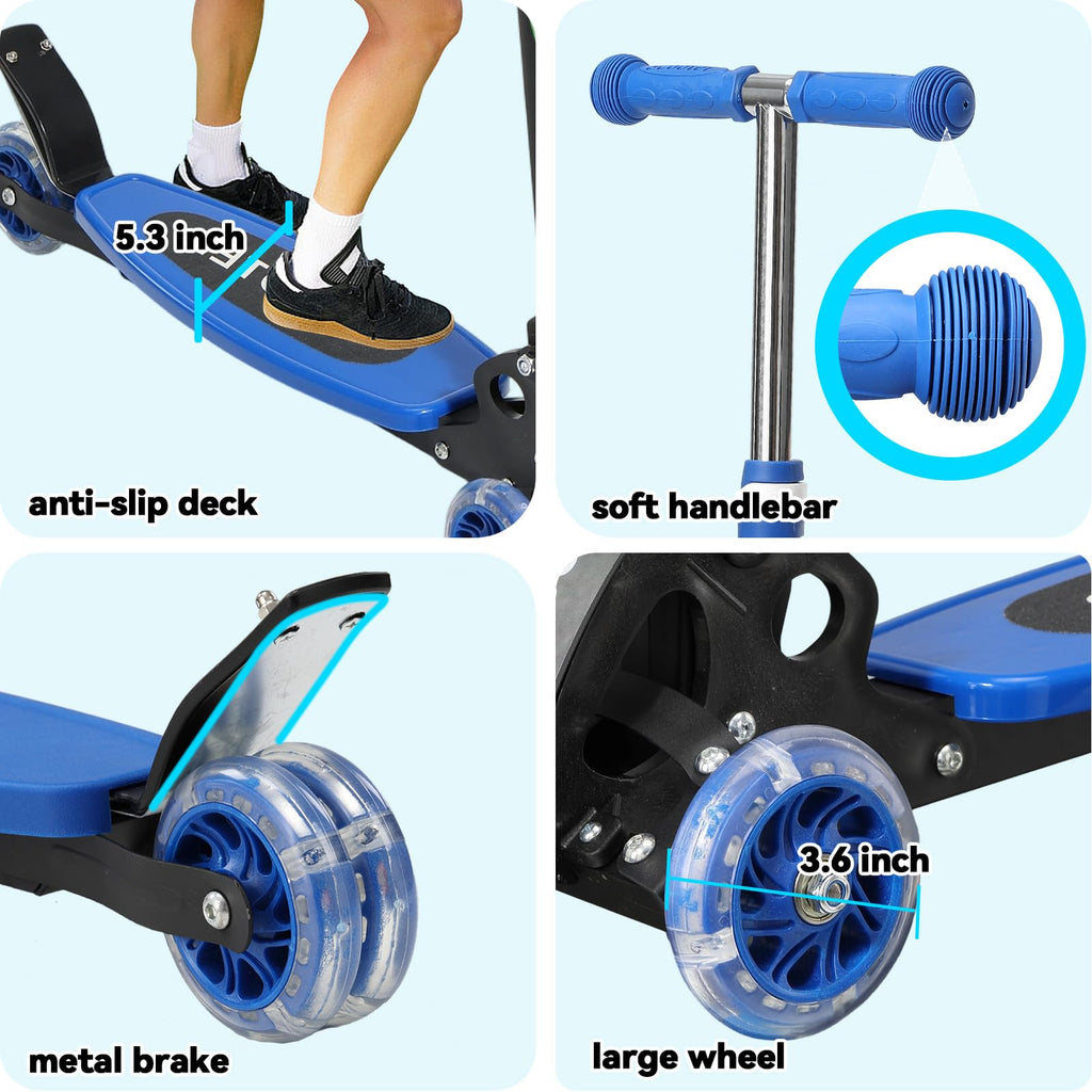 3 Wheel Kick Scooter with Extra-Wide Deck T931