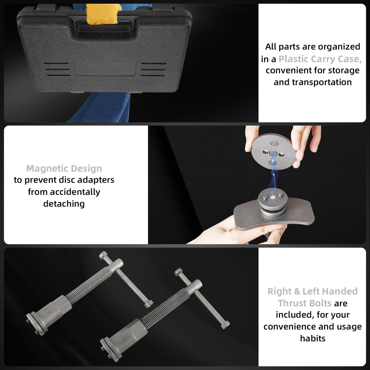 24pcs Disc Brake Caliper Compression Tool Kit L460