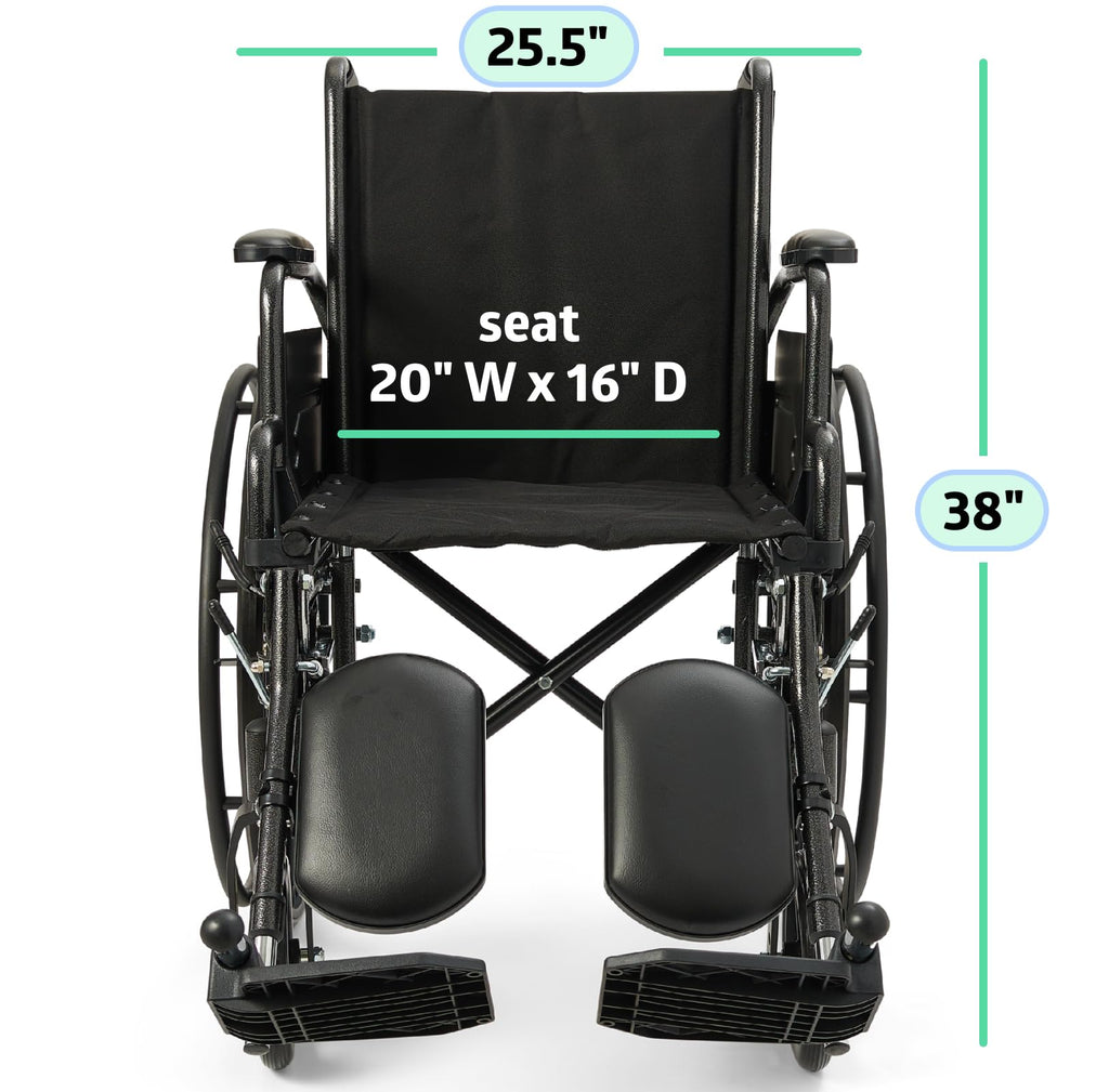 Lightweight Wheelchair with Swing-Back Desk-Length Arms and Elevating Leg Rests Q141