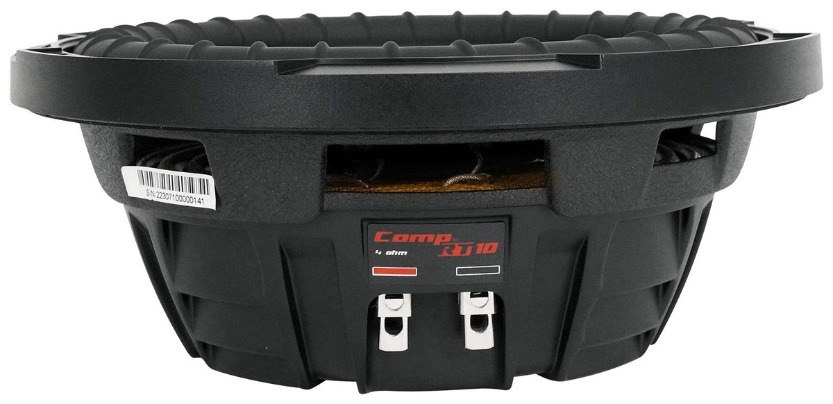 10in 1600W Slim Shallow Car Subwoofers with Mono Amplifier and Wire Kit J180