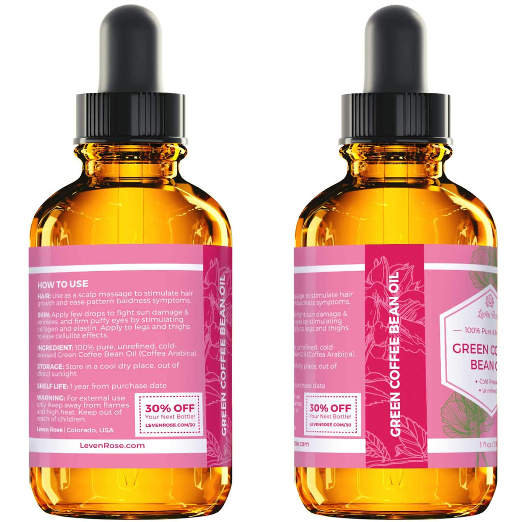 Green Coffee Bean Oil 1 oz Bottle L25410