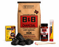 20 lb Oak Lump Charcoal BBQ Bundle with Firestart Cubes, Beef Rub & Grill Matches C23016