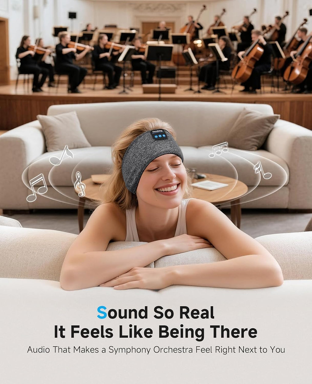 2 Pack Bluetooth Sleep Mask and Headband Headphones Set A864